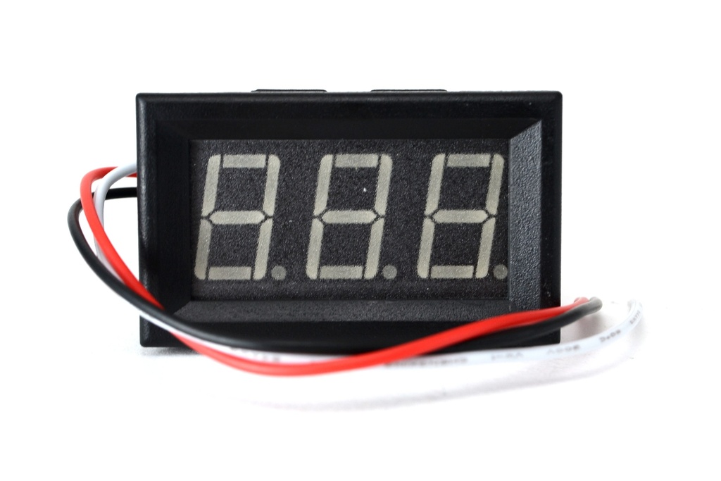 (ARDUINO-0-200VDC)   VOLTIMETRO DIGITAL 0-200V DISPLAY DE LED