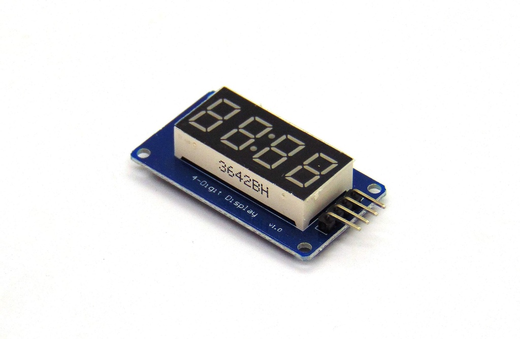 (ARDUINO-CLOCK)   RELOJ DIGITAL 4 DIGITOS DE LED