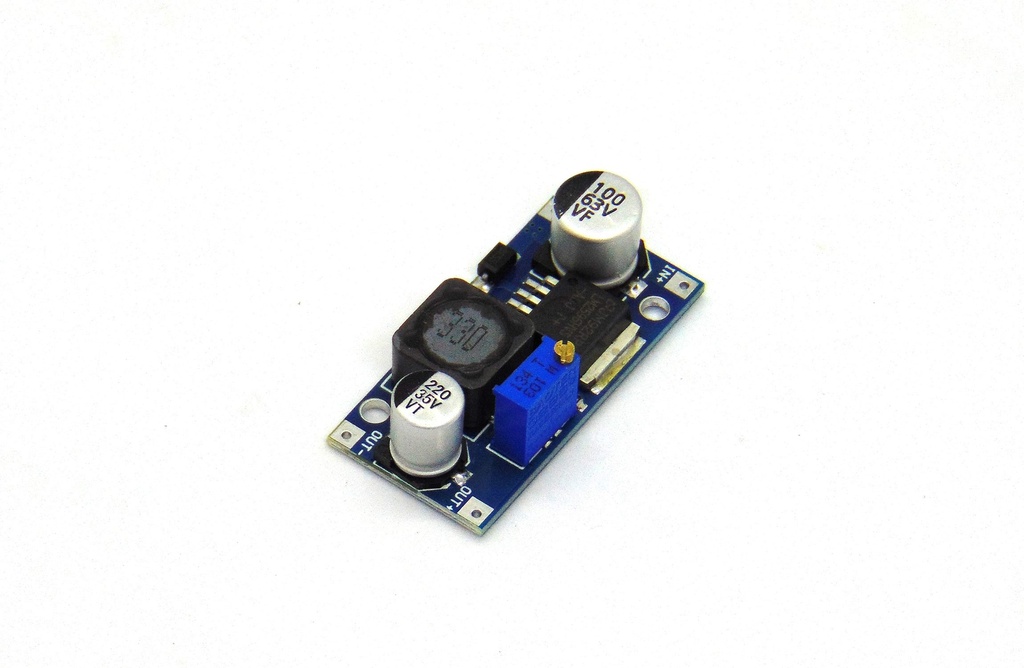 (KIT-LM2596S)   MODULO DC-DC SALIDA 1.25 a 35V 3AMP STEP-DOWN COMPATIBLE CON ARDUINO