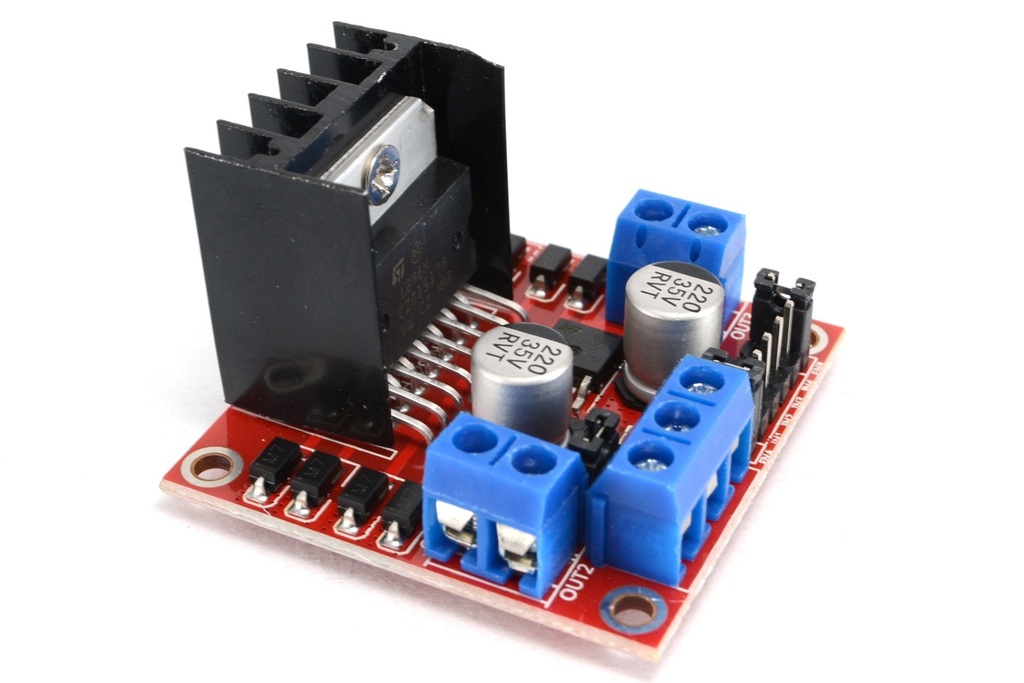 (ARDUINO-PUENTE-H)   MODULO PUENTE H CON L298