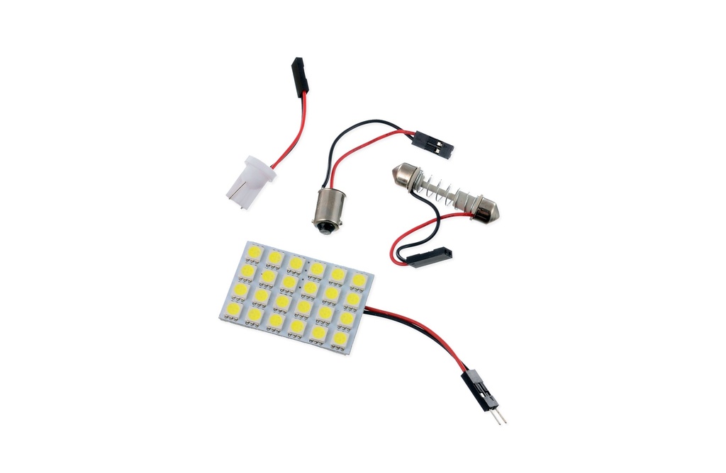 (L-AUTO-1036W36)   PLACA DE 36 LED BLANCOS P/AUTO