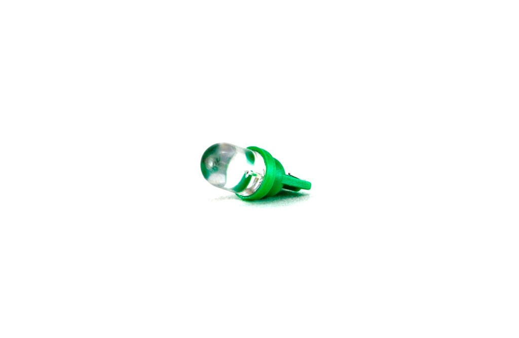 (L-AUTO-T5G)   LED P/AUTO 5mm VERDE 12V