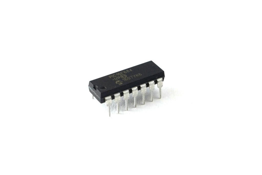 (PIC16F684-IP)   MICRO 8 BIT 2048 FLASH 10 BIT A/D NANO WATT TECH