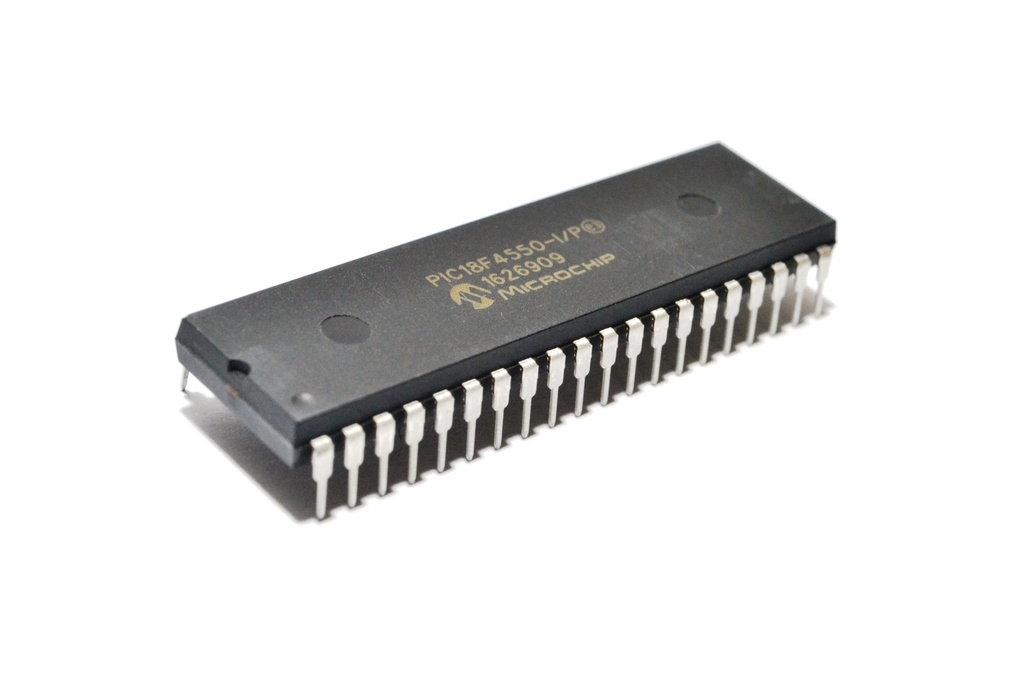 (PIC18F4550-IP)   MICRO C/USB2.0 32K FLASH 35I/O A/D 10BIT