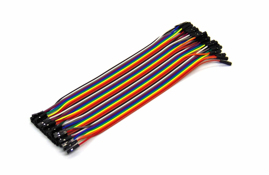 (PROTO-KIT-HH)   JUEGO DE 40 CABLES HEMBRA-HEMBRA P/ARDUINO