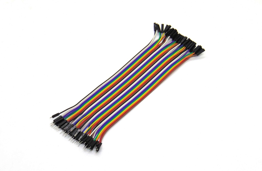 JUEGO DE 40 CABLES MACHO-HEMBRA P/PROTOBOARD