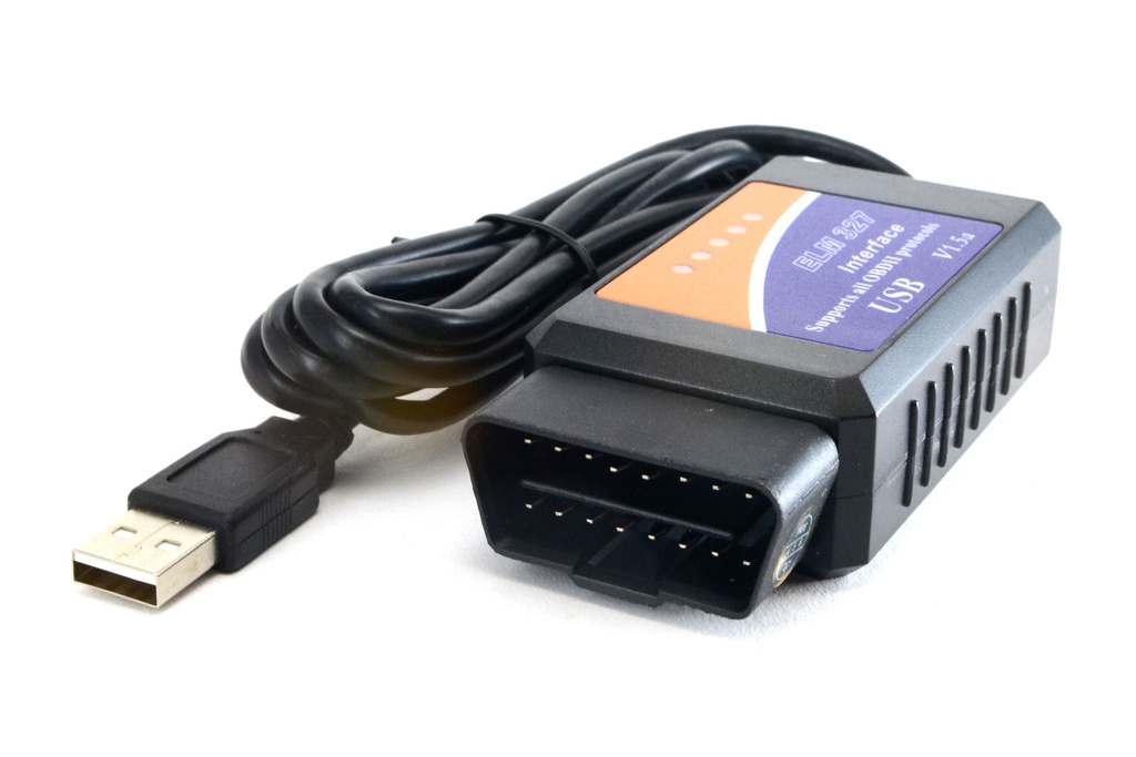 (SCAN-ELM327)   SCANNER OBD2 A USB MULTINORMA