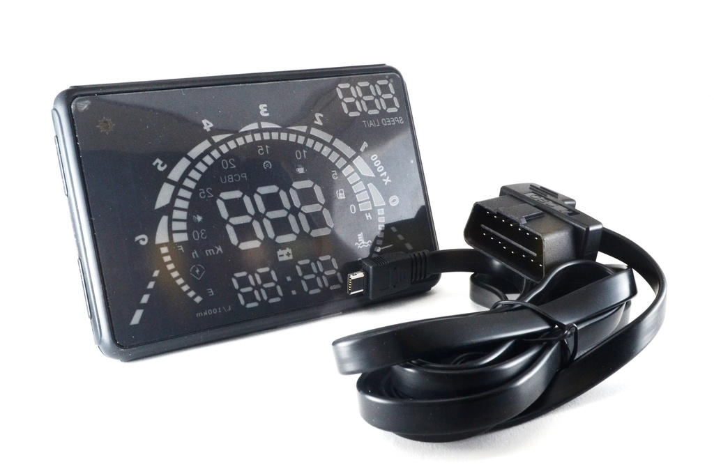 OBD-II HEAD UP DISPLAY 130x90mm BLANCO