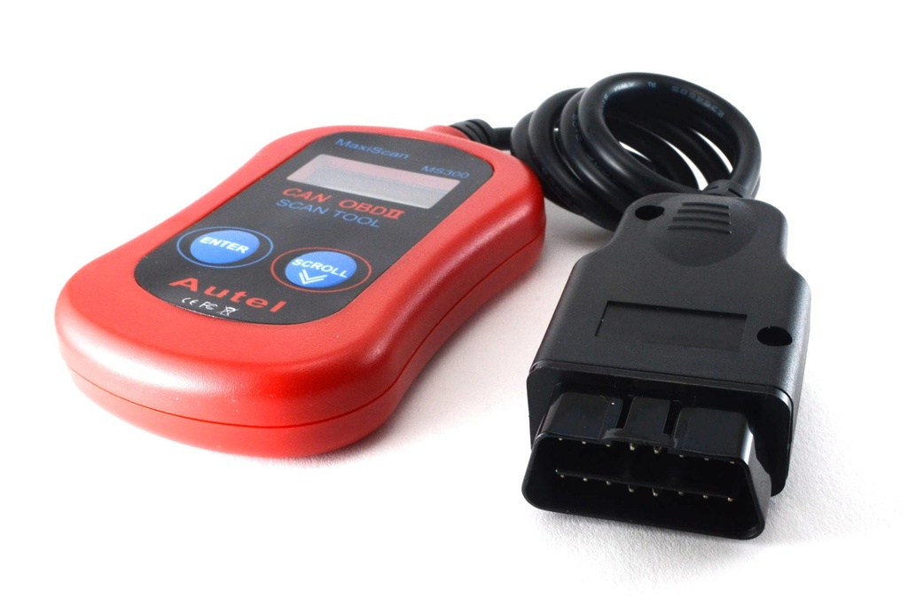 (SCAN-MS300)   SCANNER MAXISCAN CAN OBD2 AUTONOMO MULTIMAR (ROJO