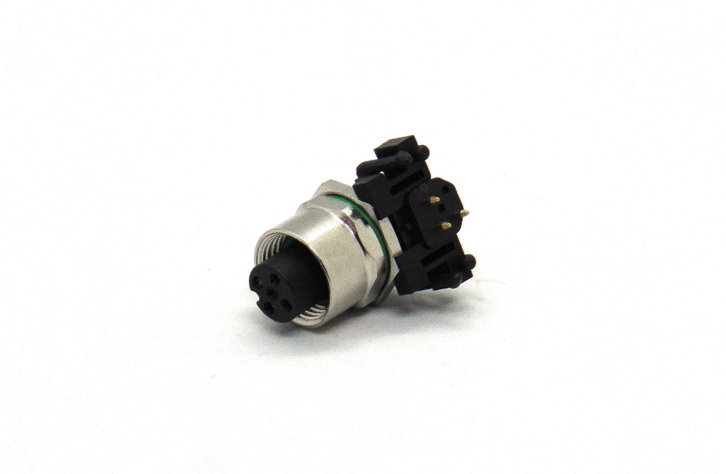 (SRM12A03PFFSF700)   CONECTOR CIRCULAR M12 HEMBRA 3 VIAS P/IMPRESO