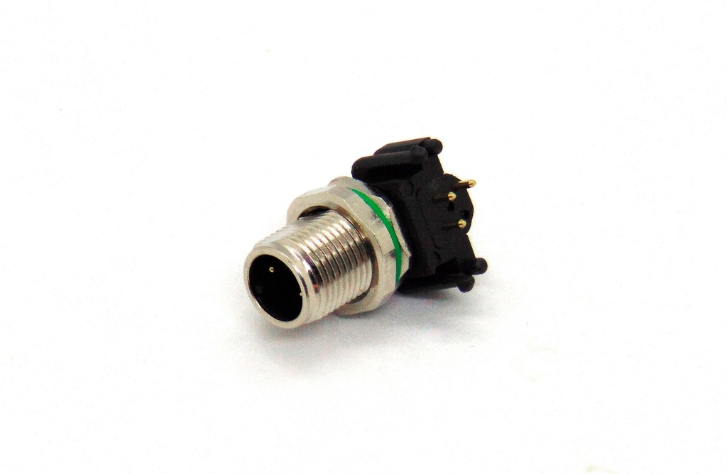 (SRM12A03PMMSF700)   CONECTOR CIRCULAR M12 MACHO 3 VIAS P/IMPRESO