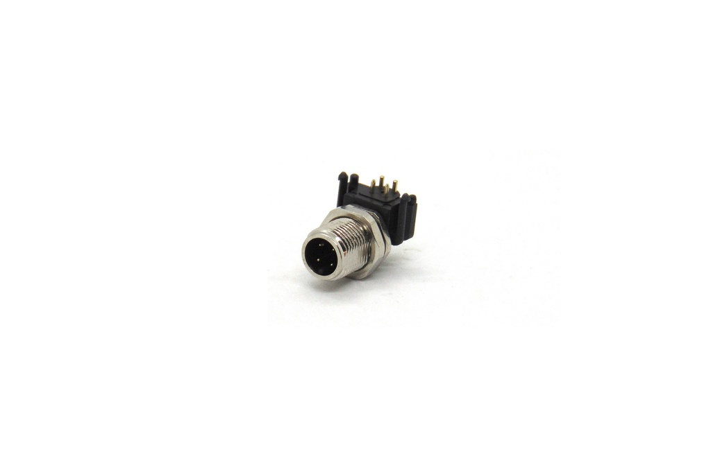 (SRM12A04PMMSF700)   CONECTOR CIRCULAR M12 MACHO 4 VIAS P/IMPRESO