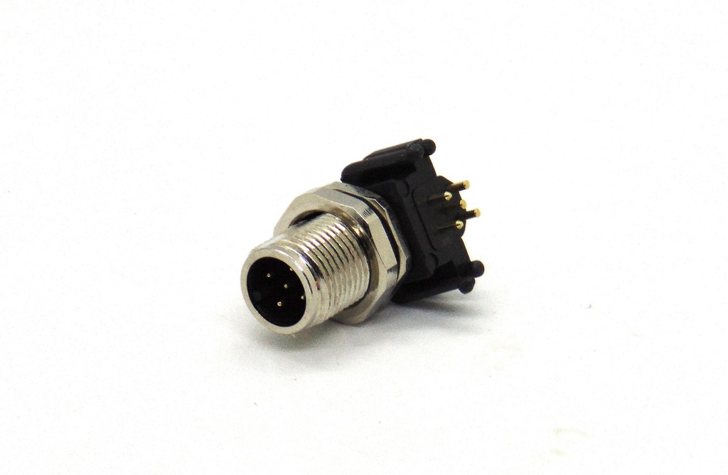 (SRM12A05PMMSF700)   CONECTOR CIRCULAR M12 MACHO 5 VIAS P/IMPRESO