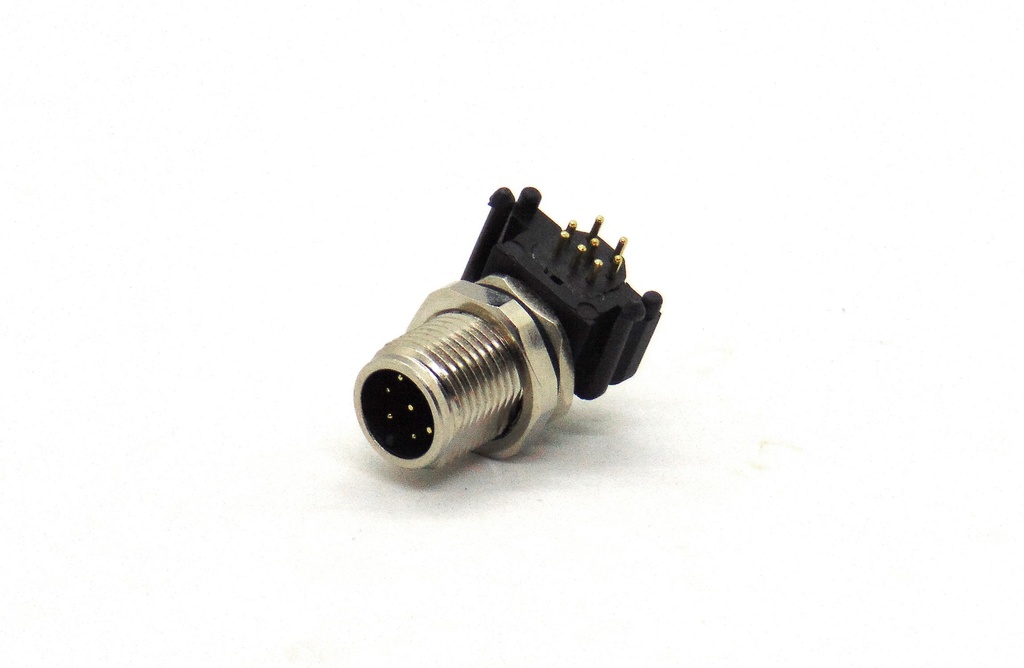 (SRM12A08PMMSF700)   CONECTOR CIRCULAR M12 MACHO 8 VIAS P/IMPRESO