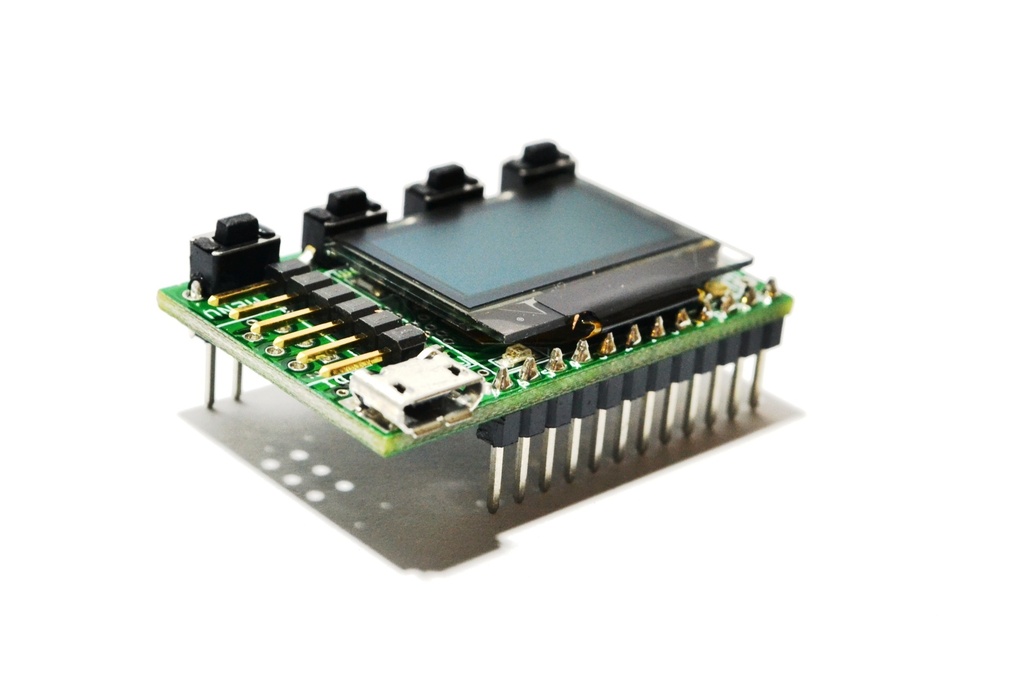 (XMEGA-XPROTOLAB)   OSCILOSCOPIO MINI 0.96&quot; 2 CANALES P/PROTOBOARD 