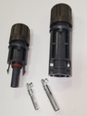 (QC4) PAREJA DE CONECTORES QC4 PARA INSTALACION SOLAR PARA CABLE DE 4mm