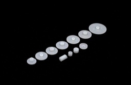 [KIT-ENGRANAJE11] (KIT-ENGRANAJE11)   JUEGO DE 11 ENGRANAJES PLASTICOS COMPATIBLE CON ARDUINO