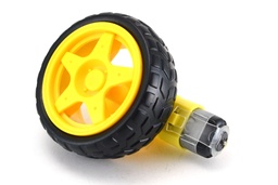 [KIT-RUEDA] RUEDA DE GOMA CON MOTOR Y REDUCCION