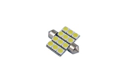 [L-AUTO-1044W12] (L-AUTO-1044W12)   LAMPARA BLANCA 21x44mm C/12 LED SMD