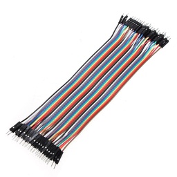 [PROTO-KIT-MM] (PROTO-KIT-MM)   JUEGO DE 40 CABLES MACHO-MACHO P/PROTOBOARD